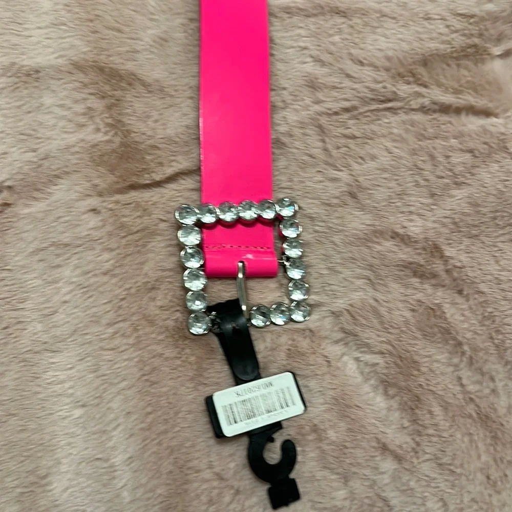 Pink Belt with Faux Crystals NWT